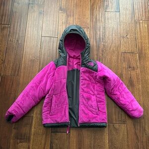 North Face reversible hooded jacket S